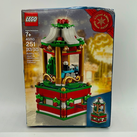 Lego Other - Lego 2018 Rare Limited Edition Train Carousel 251 Pieces Building Set Ages 7+